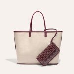 Goyard Saint Louis PM Tote Bag Bordeaux - Image 3
